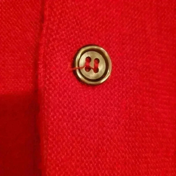 80's Vintage The Fox Sweater JC Penney Acryl Cardigan Size M Kurt Cobain Nirvana - Picture 4 of 6